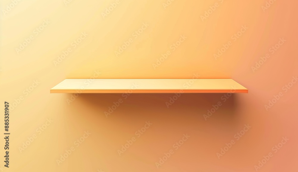 Blank yellow 3D background with empty white product display backdrop or studio wall scene with colorful presentation art spotlight summer banners. Blank yellow 3D background with empty white product display backdrop or studio wall scene with colorful presentation art spotlight summer banners.