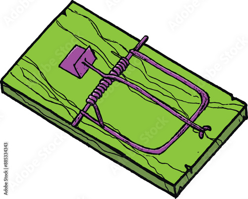 mouse trap with contrasting color