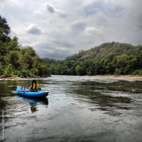 boat on the river