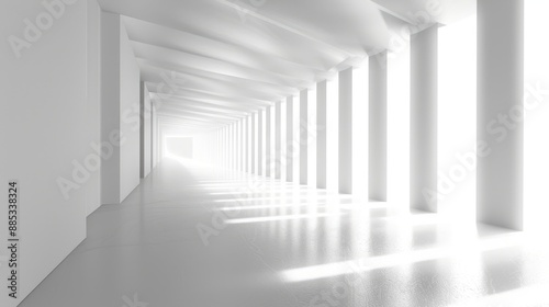 3D white light background