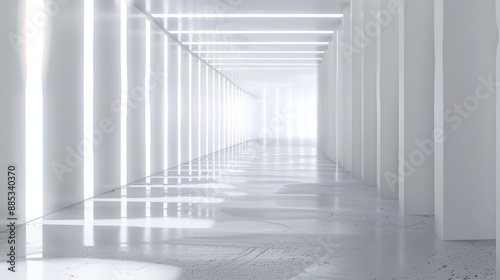3D white light background