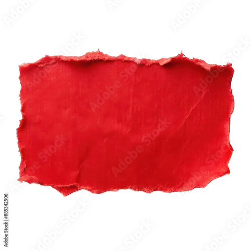 Wallpaper Mural Torn red paper, isolated on transparent background Torontodigital.ca