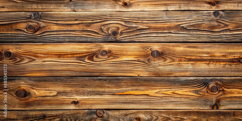 Naklejka premium Close-up of rustic wood texture with natural grains and patterns, wood, texture, close-up, rustic, natural, grains, patterns