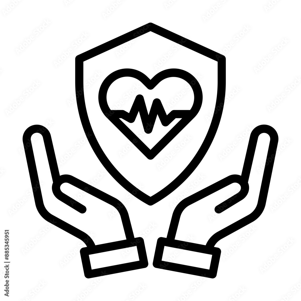 Healthcare Vector Line Icon Design