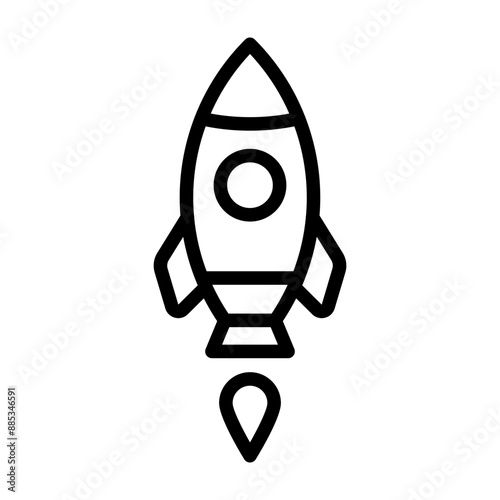 Startup Vector Line Icon Design