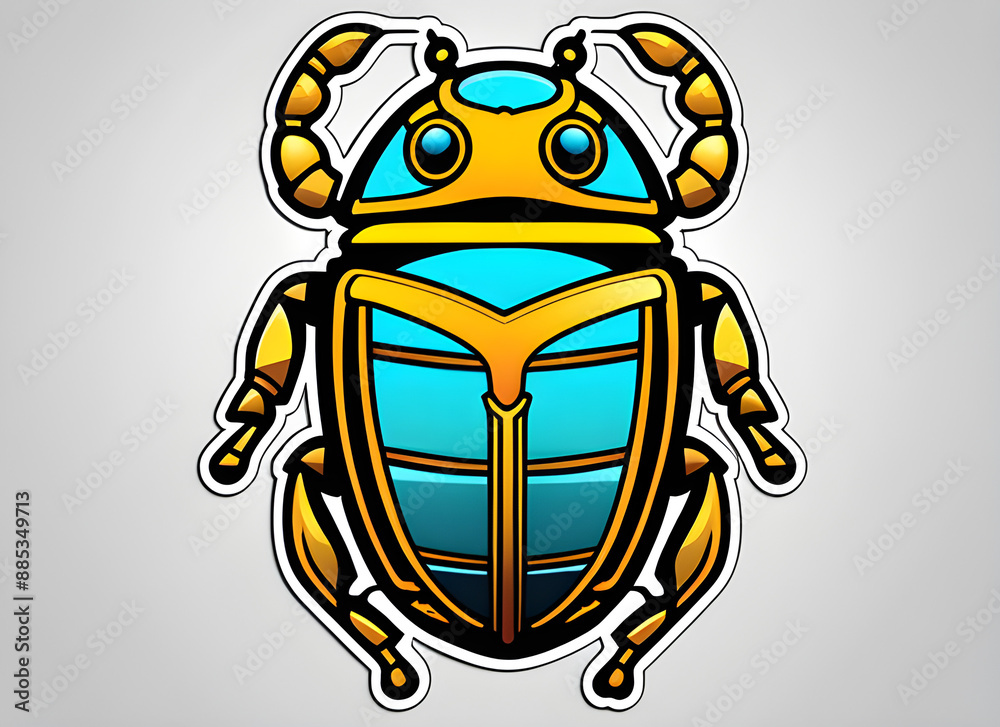 Obraz premium scarab generative ai