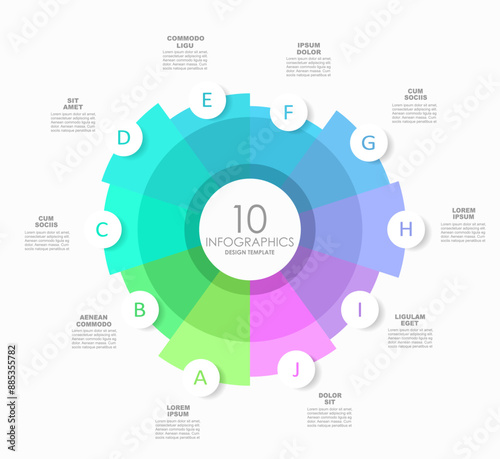 Infographic design template with place for your data. Vector illustration.