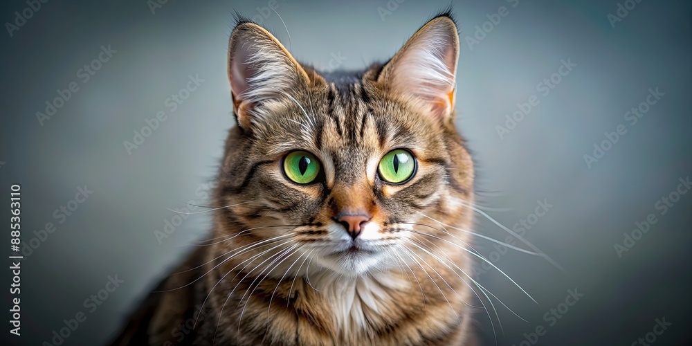 Dazzling green eye cat posing for a pet photography session, cat, feline, pet, animal, adorable, cute, domestic, vibrant, eye Dazzling green eye cat posing for a pet photography session, cat, feline, pet, animal, adorable, cute, domestic, vibrant, eye