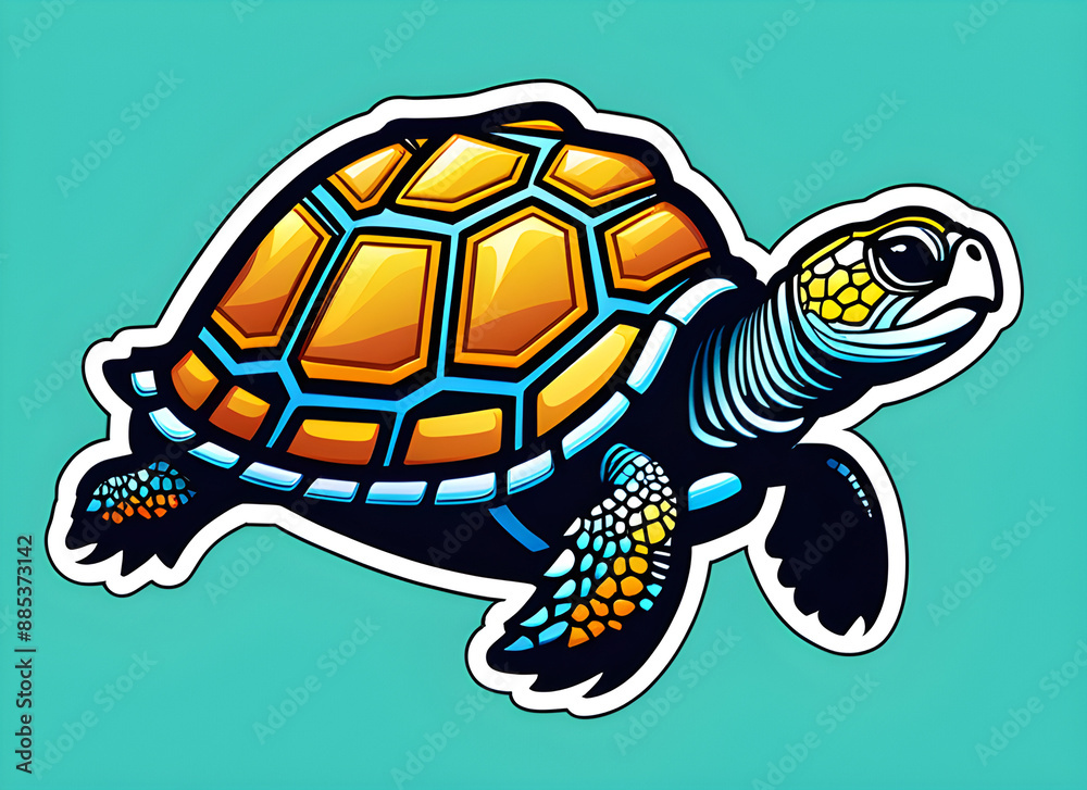 Fototapeta premium turtle generative ai