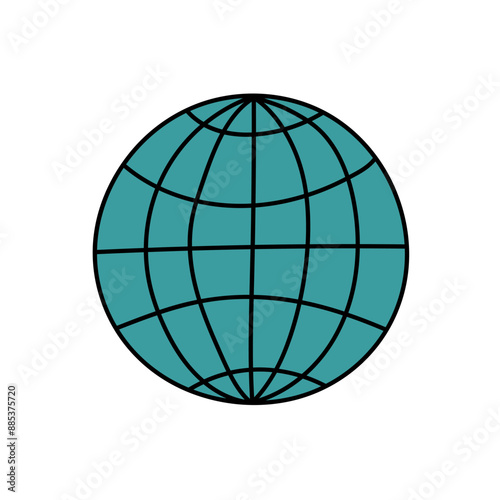 web hand drawn color vector illustration