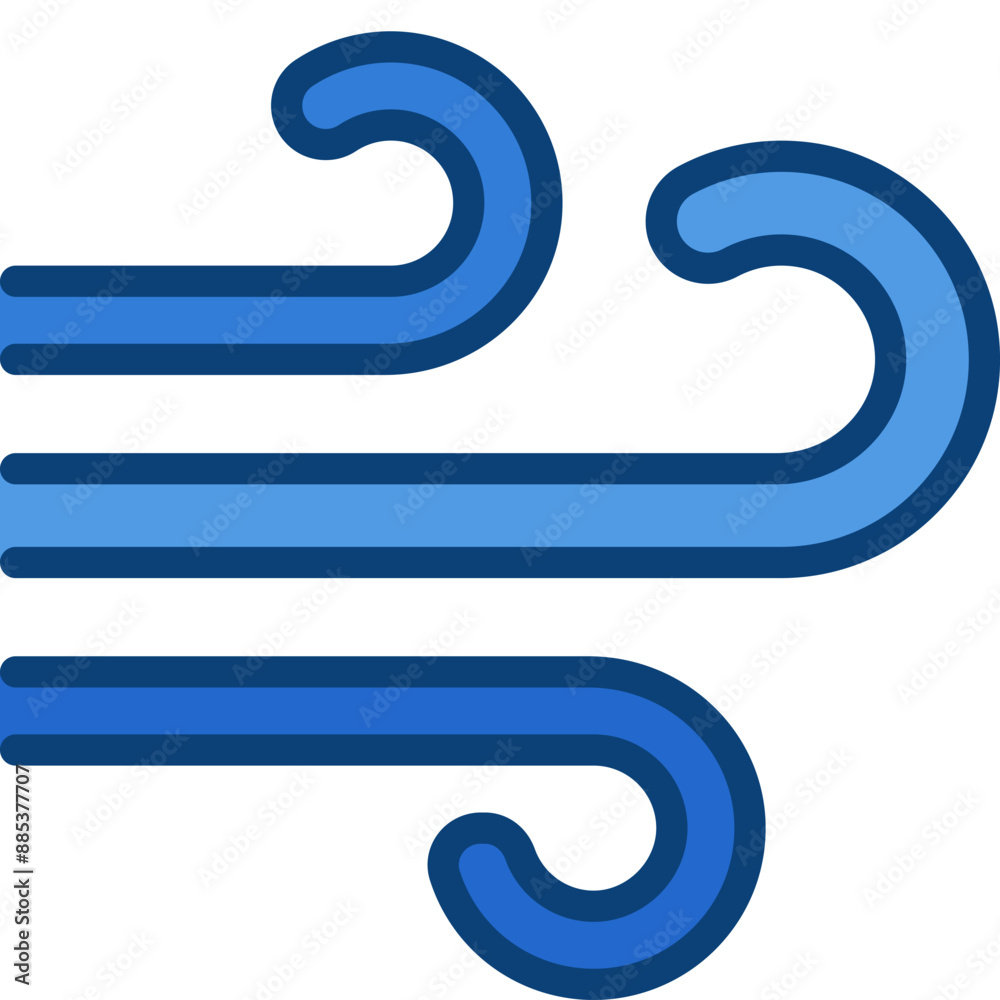 windy two tone icon windy two tone icon