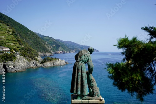 View to Monterosso al mare, cinque terre, unesco