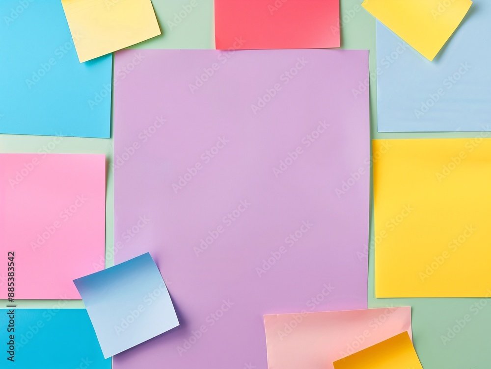 a group of colorful papers a group of colorful papers
