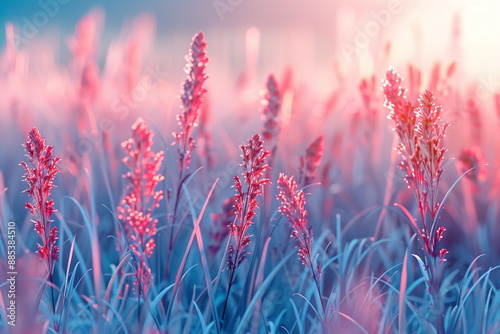 Fictional Japanese Lake's Flourishing Beauty Generated by AI