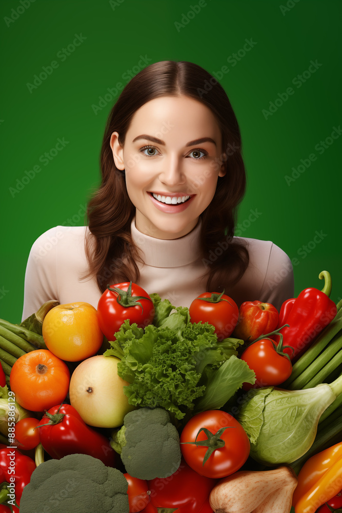 Various superfoods background. Healthy food concept. Clean food and meal. Woman with vegetables. Various superfoods background. Healthy food concept. Clean food and meal. Woman with vegetables.