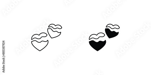 chocolate set icon with white background vector stock illustration