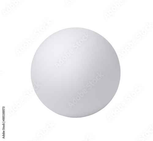 Obraz na płótnie Single white ping pong ball