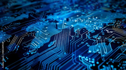 Global Connectivity Circuit Board of Innovation