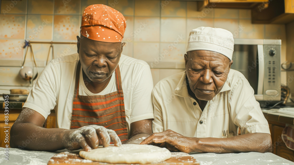 Generations in the Kitchen Joyful Baking Session with Elderly Women Man and a Young Child Embracing Family Traditions and Creating Cherished Memories Through Cooking Together Brainstorming Magazine Generations in the Kitchen Joyful Baking Session with Elderly Women Man and a Young Child Embracing Family Traditions and Creating Cherished Memories Through Cooking Together Brainstorming Magazine