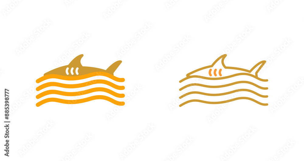 Dangerous Shark Vector Icon Dangerous Shark Vector Icon