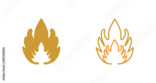 Flammable Material Vector Icon