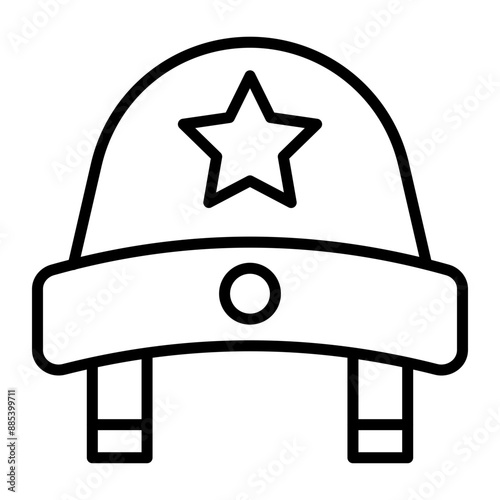 Hat Vector Line Icon