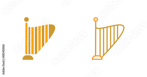 Harp Vector Icon