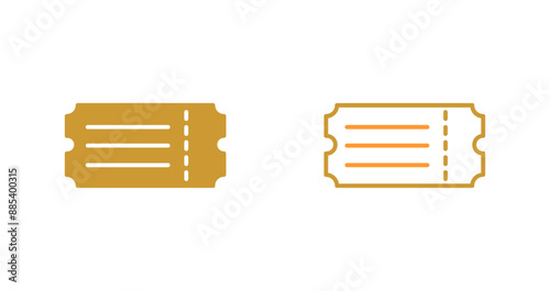 Tickets Vector Icon