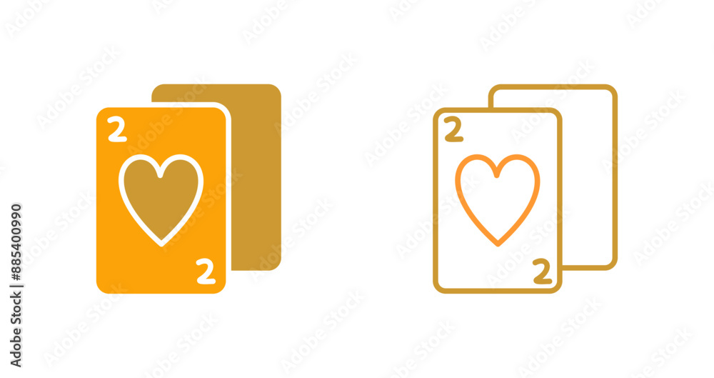 Playing Cards Vector Icon Playing Cards Vector Icon