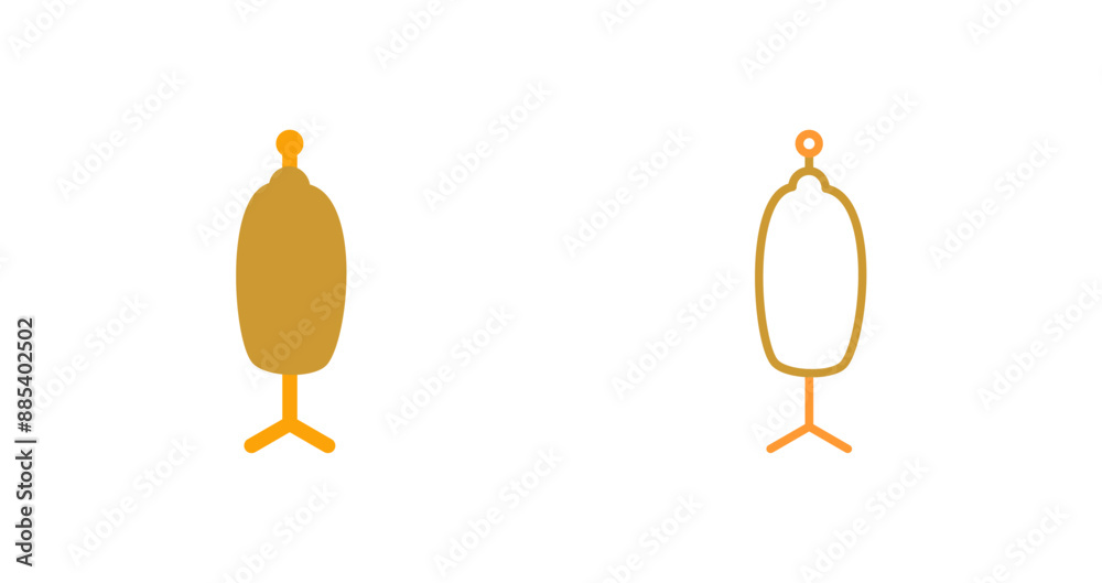 Dress Holder Vector Icon