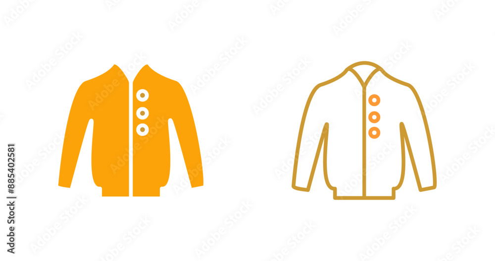 Mens Jacket Vector Icon Mens Jacket Vector Icon