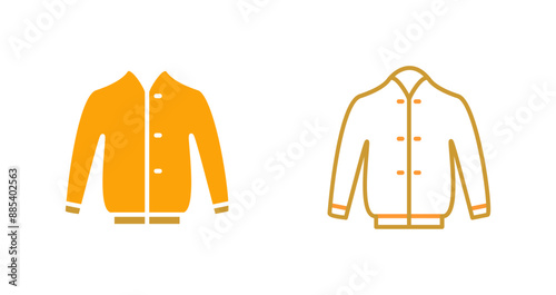 Stylish Jacket Vector Icon