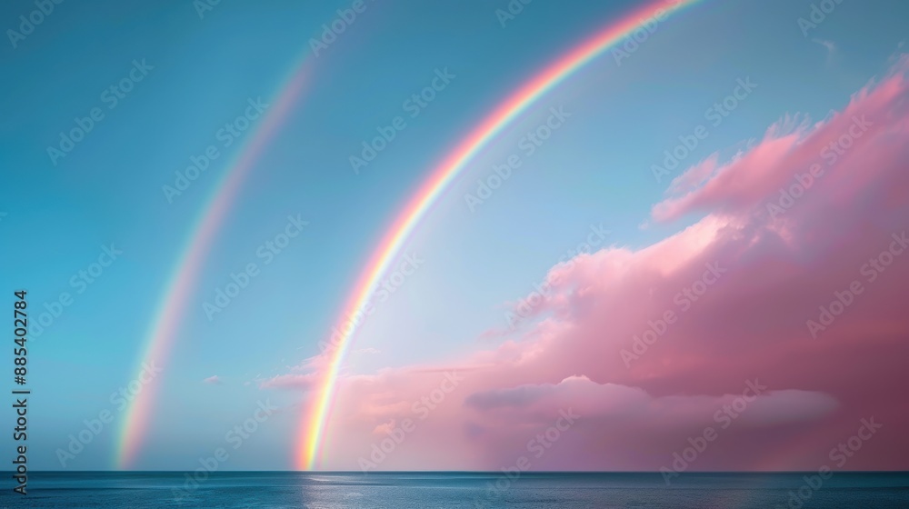 Explore the natural phenomenon of rainbows appearing during various weather conditions. Explore the natural phenomenon of rainbows appearing during various weather conditions.
