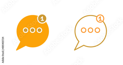 Message Bubbles Vector Icon