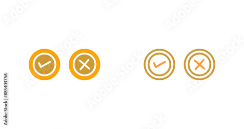 Yes No Option Vector Icon