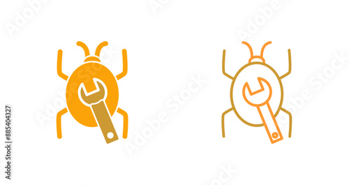 Bug Fixing Vector Icon