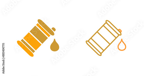 Oil Barrel Vector Icon