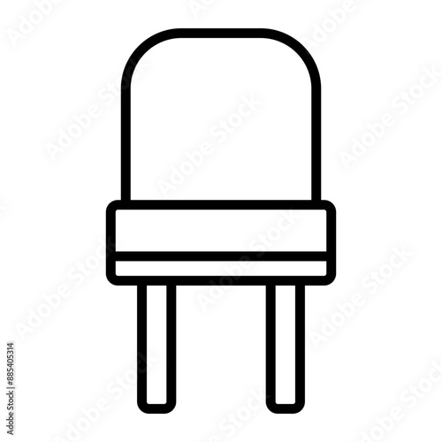 Seat Vector Line Icon