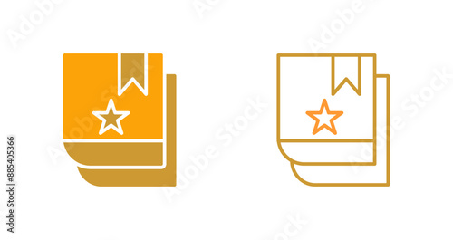Bookmarking Services Vector Icon