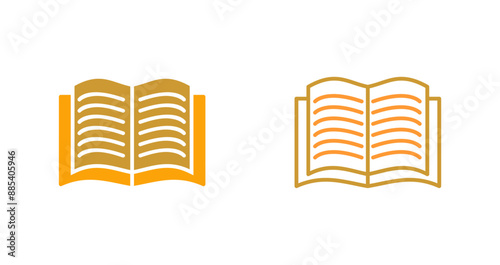 Textbook Vector Icon