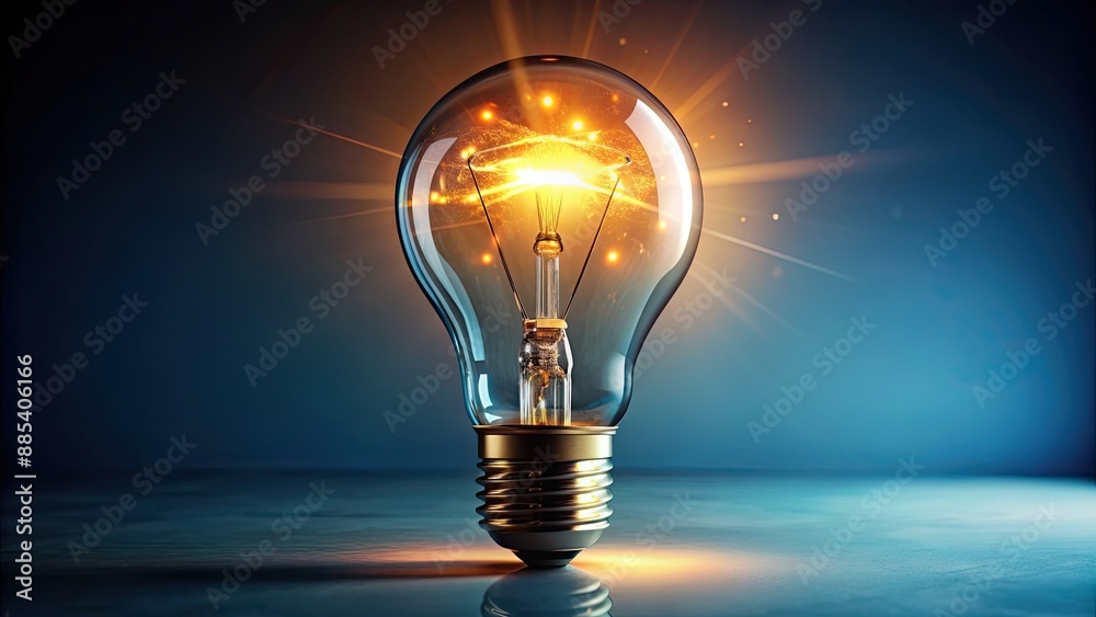 of a glowing light bulb representing the power of brainstorming and idea generation, Brainstorming, idea, thinking, power of thinking of a glowing light bulb representing the power of brainstorming and idea generation, Brainstorming, idea, thinking, power of thinking