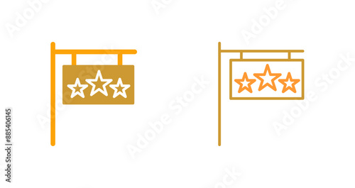 Hotel Sign Vector Icon