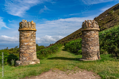 Walking the Pilgrims Way in North Wales Uk photo