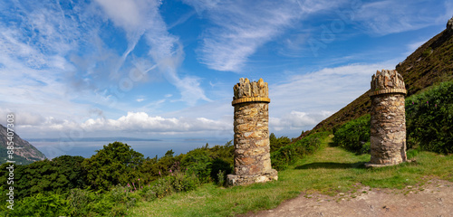 Walking the Pilgrims Way in North Wales Uk photo