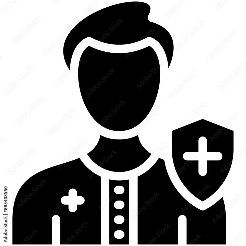 Φωτογραφία Health Inspector vector icon illustration of Street Food iconset.