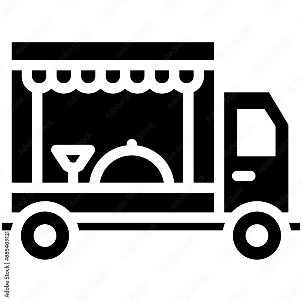 Food Truck vector icon illustration of Street Food iconset. Food Truck vector icon illustration of Street Food iconset.