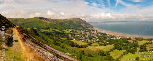 Walking the Pilgrims Way in North Wales Uk photo