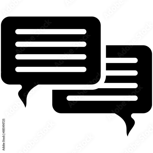 Comment vector icon illustration of Business Training iconset.