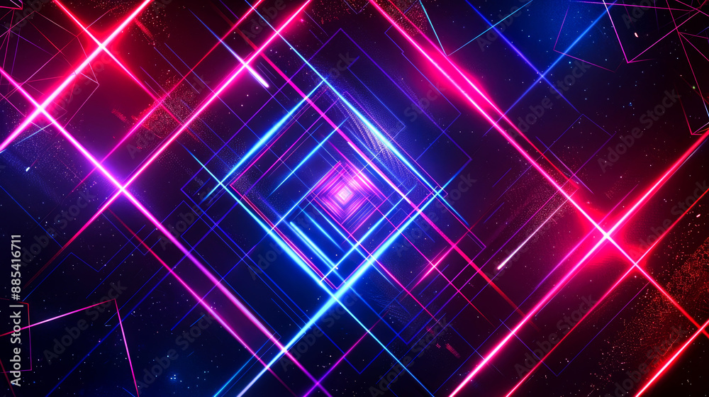 background digital connected line and geometric background digital connected line and geometric