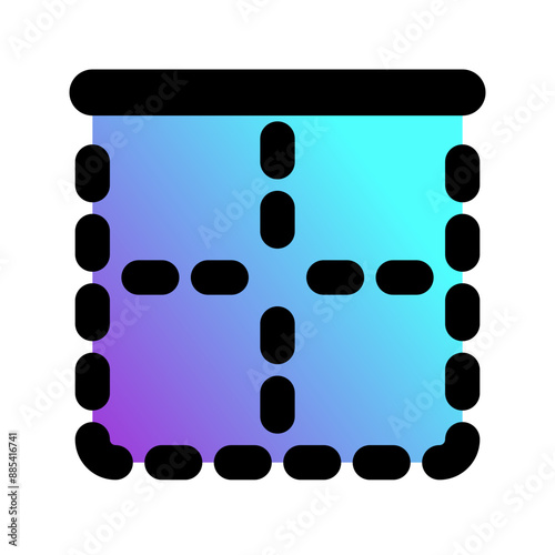 Editable top border vector icon. Part of a big icon set family. Perfect for web and app interfaces, presentations, infographics, etc